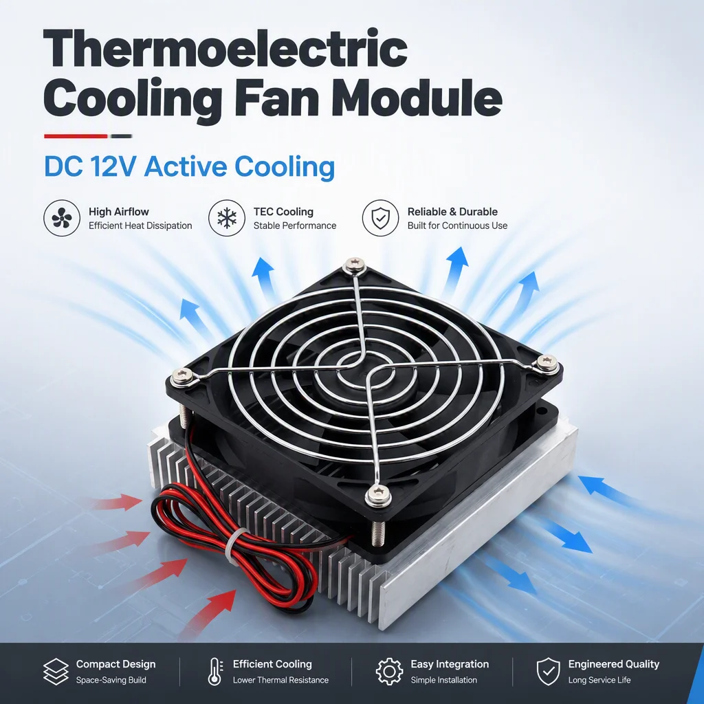 Cooling Module Peltier Fan, Aluminum, AL-MD18B - detail 8