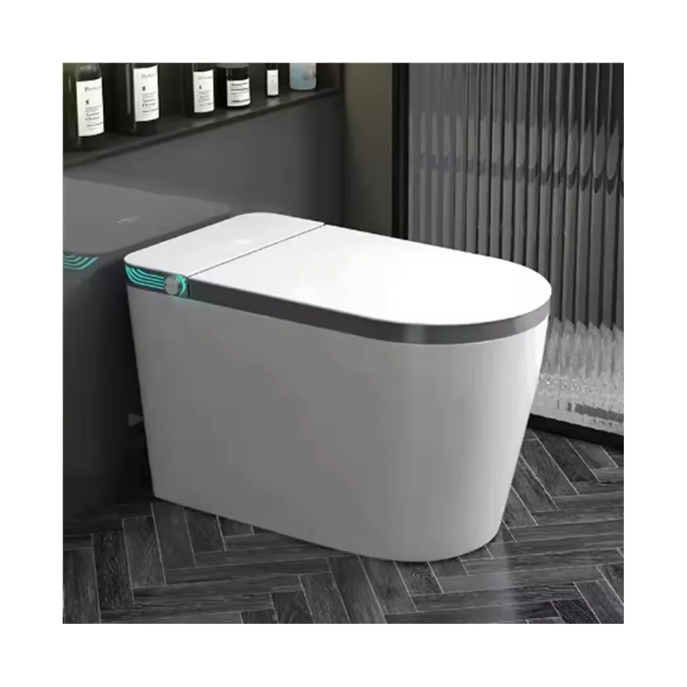 Olife Banos Chaozhou  Hot Sale Automatic Sanitary Ware Items Ceramic Bowl Black Bathroom Wc Intelligent Smart Bidet Toilet