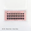 3 Line - SE 20-Black Hair-Clear Glue