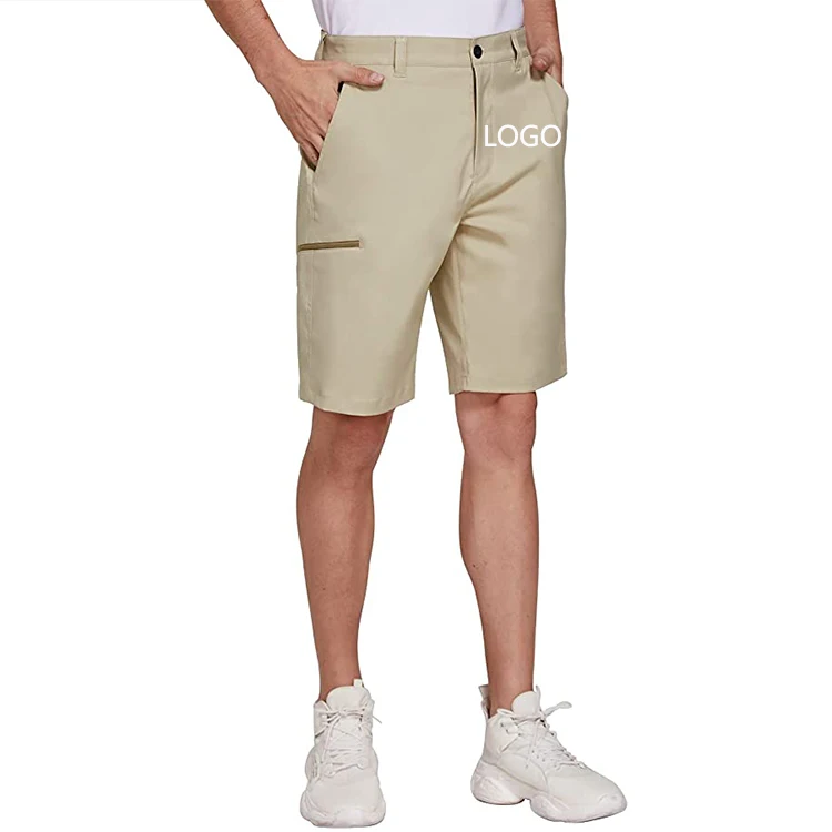 Wholesale Customization Men's Golf Hybrid Dress Shorts Casual Chino Stretch Flat Front Lightweight Quick Dry With Pockets gallery 4
