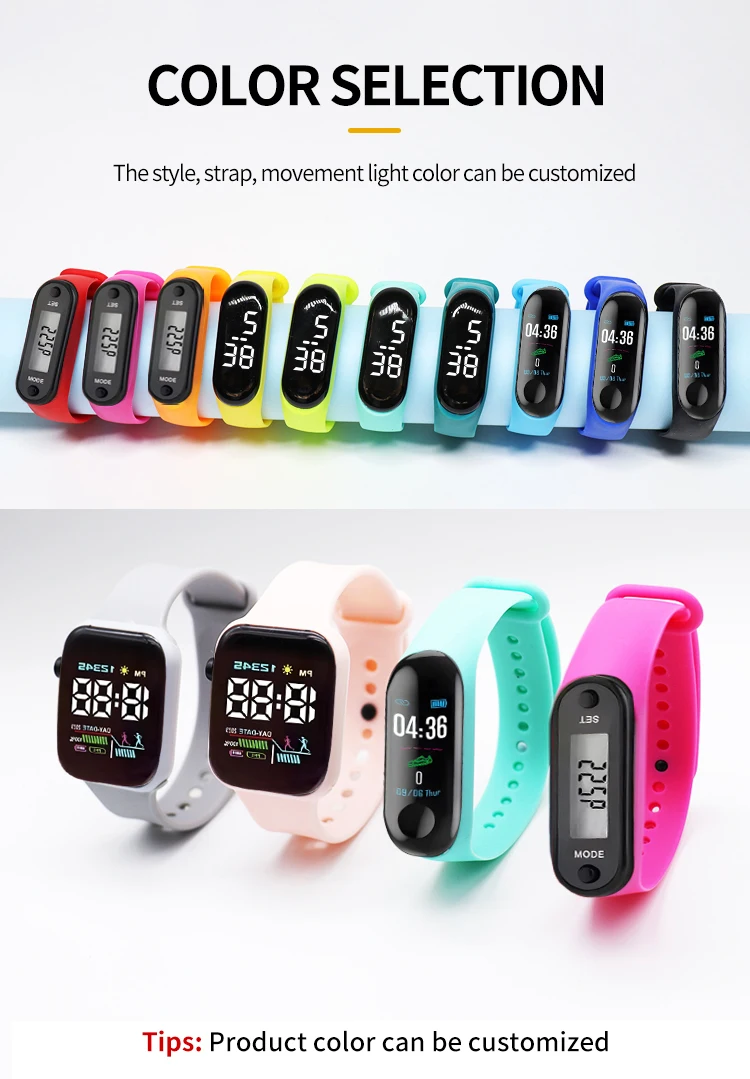 Super Quality Led Electronic Watch Digital Fashion Sports Children ...