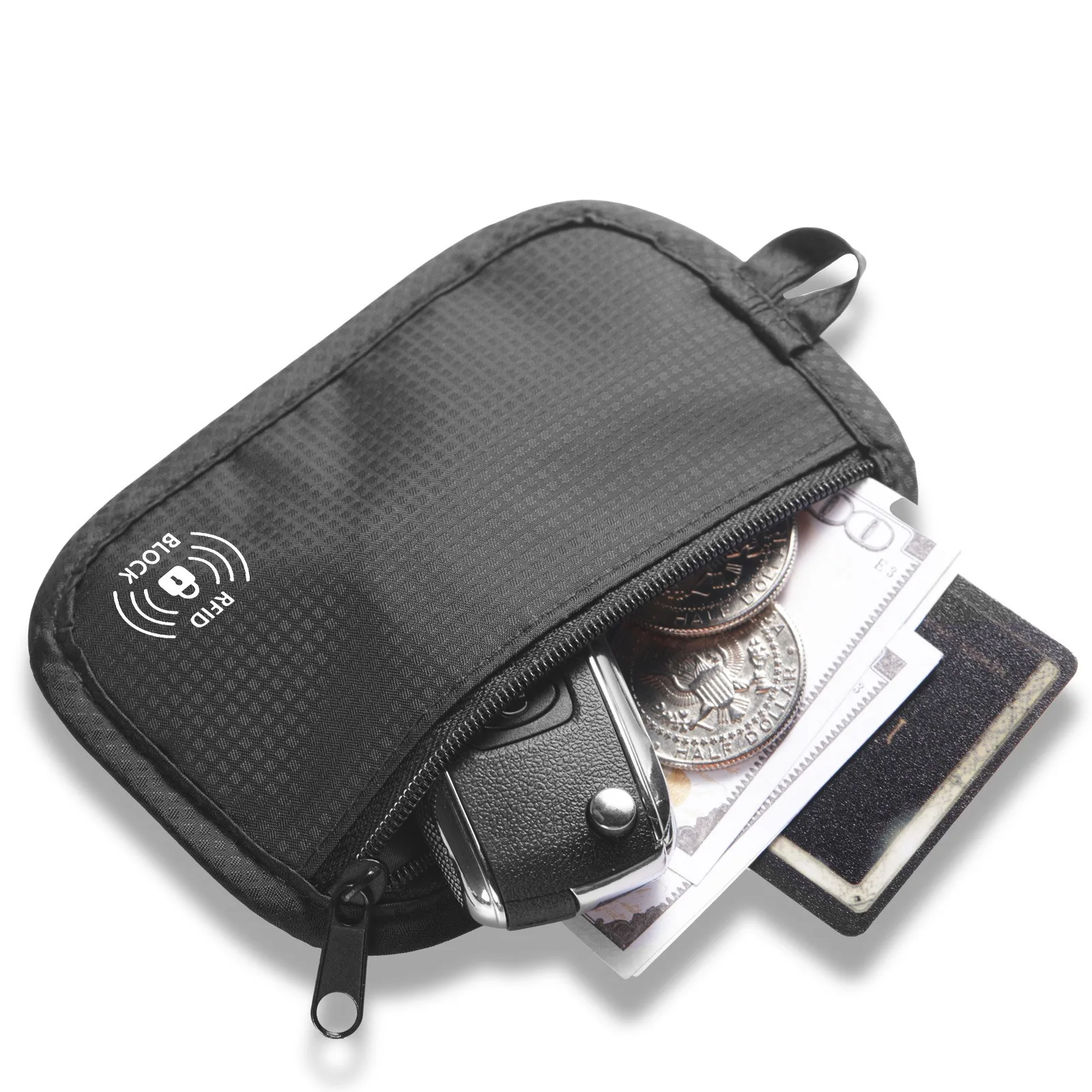 Custom Logo Anti Theft RFID Blocking Travel Wallet Passport Holder Slim Document Bag Ripstop Hidden Security Pouch Organizer 3 Custom Logo Anti Theft RFID Blocking Travel Wallet Passport Holder Slim Document Bag Ripstop Hidden Security Pouch Organizer - Image 3