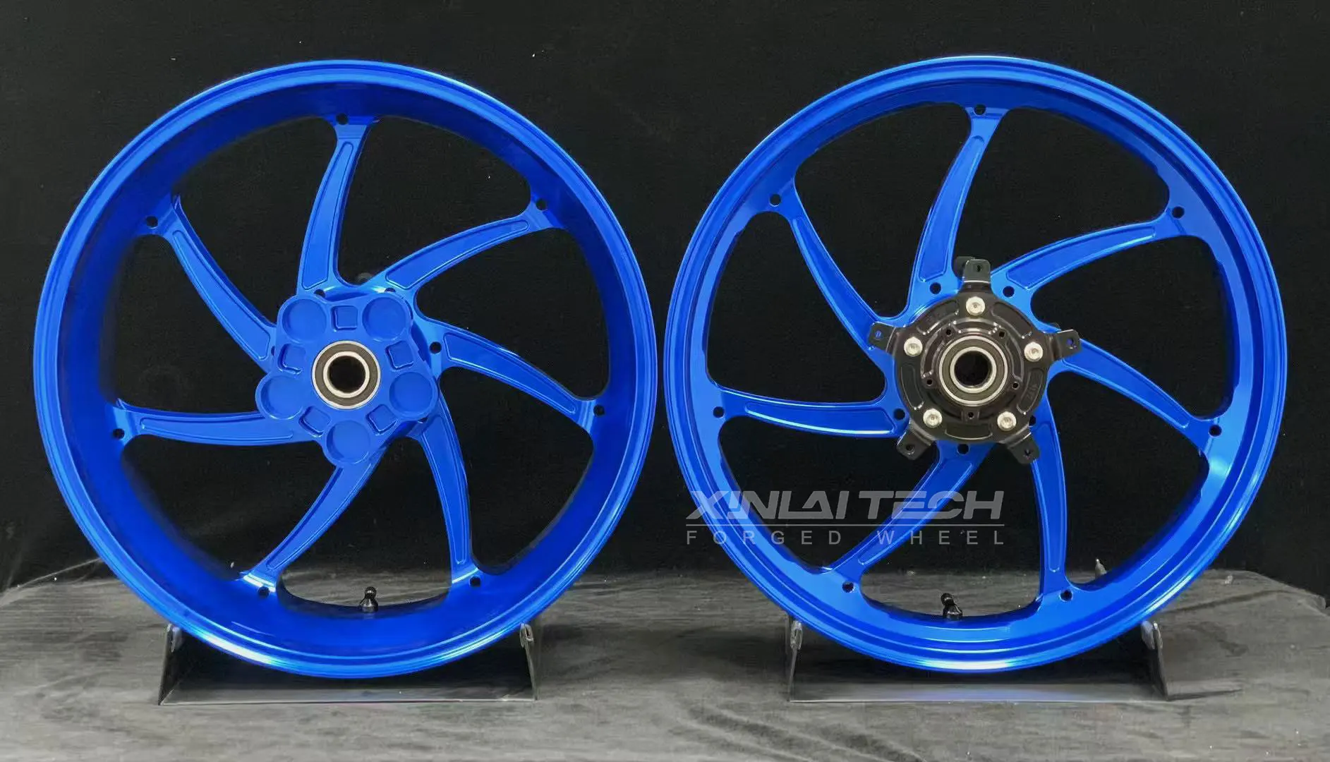 XL Custom Forged Motorcycle Wheels CNC Forged Billet Aluminum Rims 17 18 Inch Anodized Finish for Yamaha R1 R1M MT10