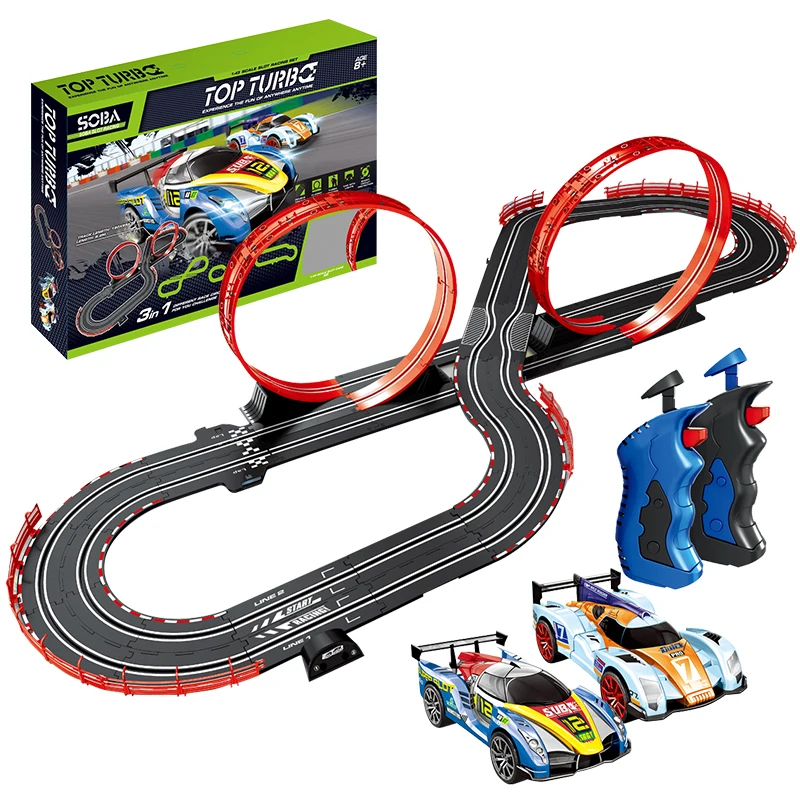 スケーレックストリック　スロットカー レール、コントローラ、電源セット Amazon.co.jp: スロットカーレーストラック 1:43スケール 電動