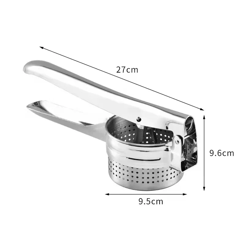 PriorityChef Large 15oz Potato Ricer, Heavy Duty Stainless Steel