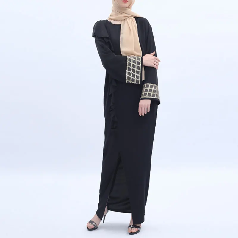 simple black abaya designs