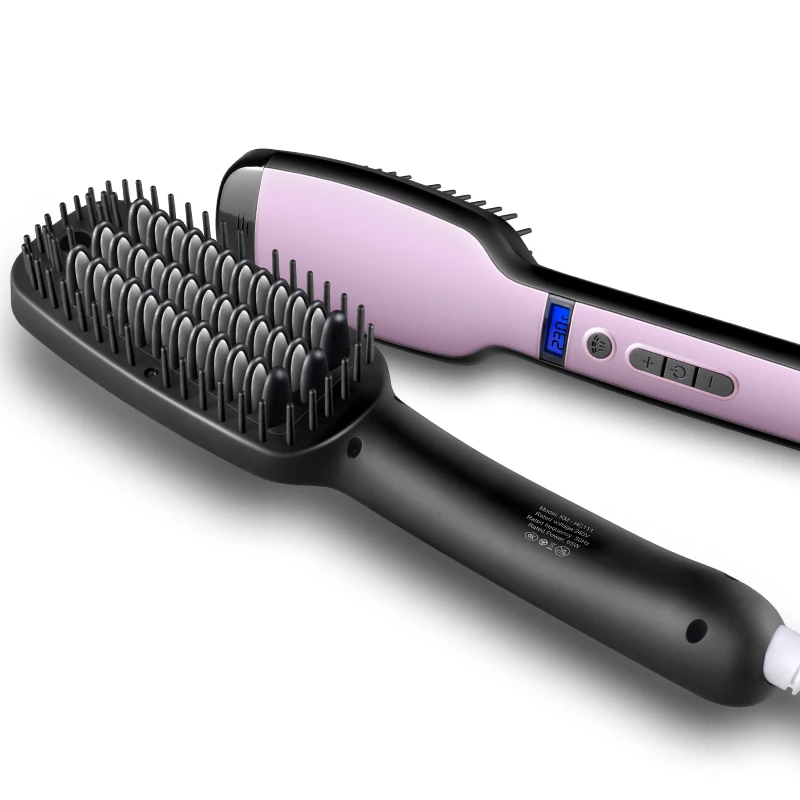 Щетка для выпрямления волос. K010 TDK-010 расческа-выпрямитель с генератором пара Steam Comb. Электрический выпрямитель расческа для волос Splint Comb. Расческа фен kemei. Kemei выпрямитель для волос.