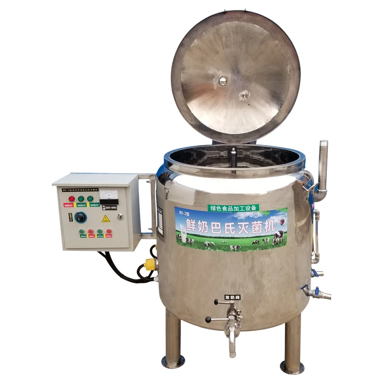 Ice Cream Mix Flash Uv Milk tank Jam Ultrasonic Tube Batch Freezer Gas Milk Pasteurizer Price