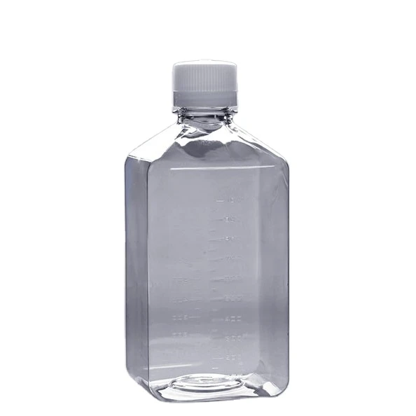 LAB SQUARE MEDIA BOTTLES  PET PETG 250 500 1000ml