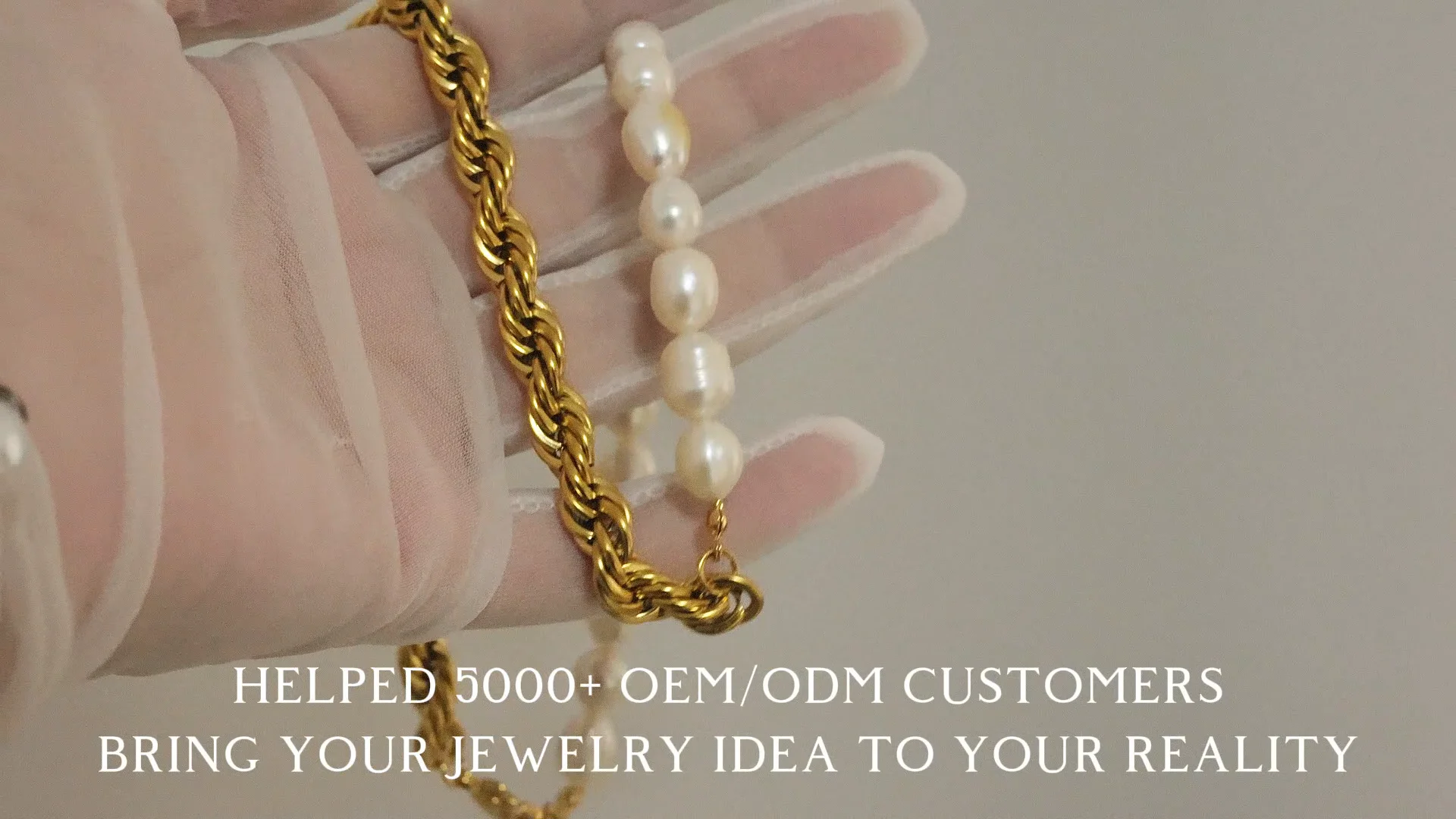 Elegant Multi Strand Pearl Necklace Women Wholesale Three Layer