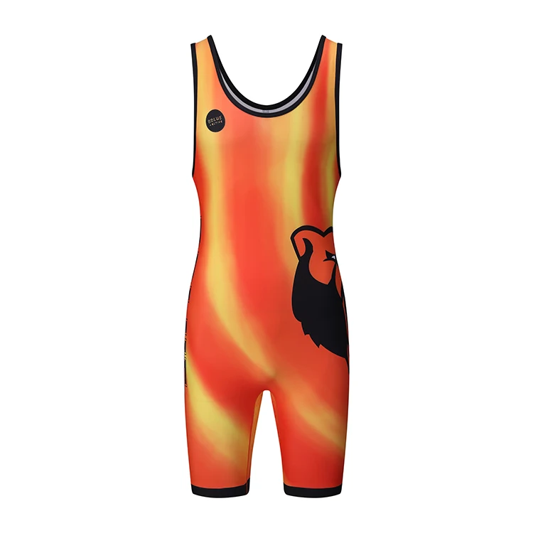 Wholesale Low Cut Wrestling Singlet Custom Sublimation Printing Girls ...