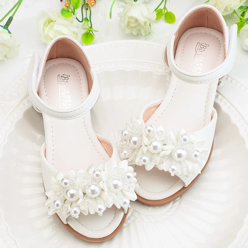 For Girls White Mary Jane Flower Girl Shoes Stelle Mary Jane Flats