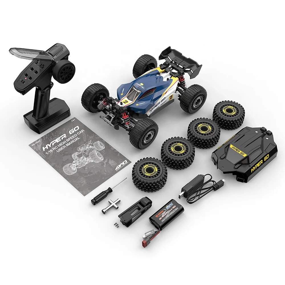 MJX Hyper Go Hypergo 16213 2.4G 1/16 ブラシレス 4WD 42KMH 高速オフ