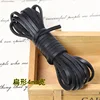 Flat 4mm black 5 meters