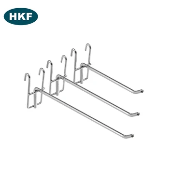 Shop Iron Chrome Plating Mesh for Single Wall Hanging Hook/customizable Metal Wire Net Display Hook