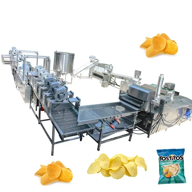 Fully Automatic Lays Potato Chips Making Machine and Fresh Potato Chips Production Line