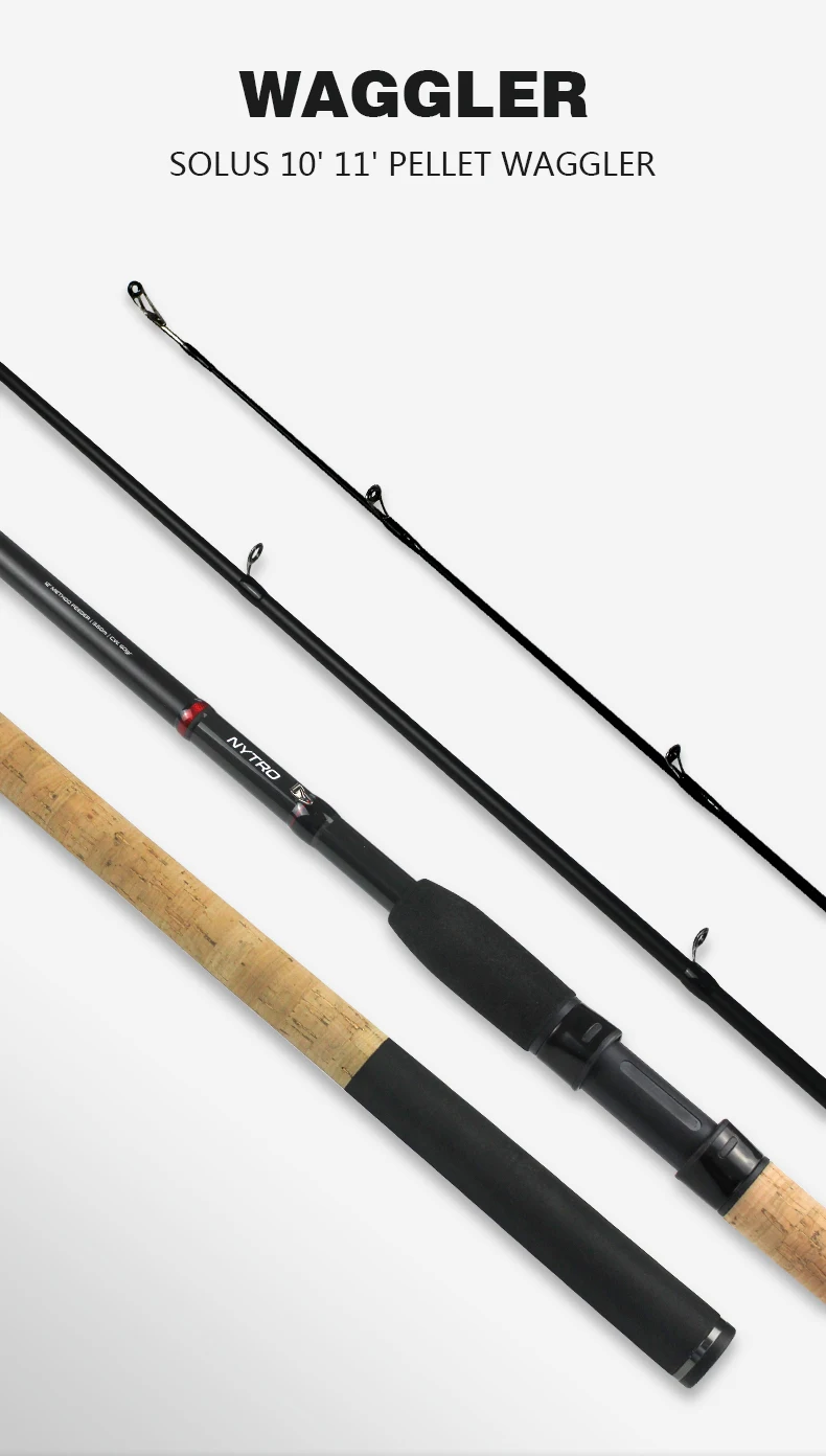 Custom Carp Fishing Rod Carbon Fiber 2 Sections 3.0m 3.3m Float Fishing ...