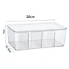 Boîte transparente avec couvercle transparent