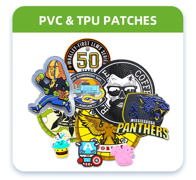 Custom Woven Patch - 3D PVC Patch for Clothing Decoration