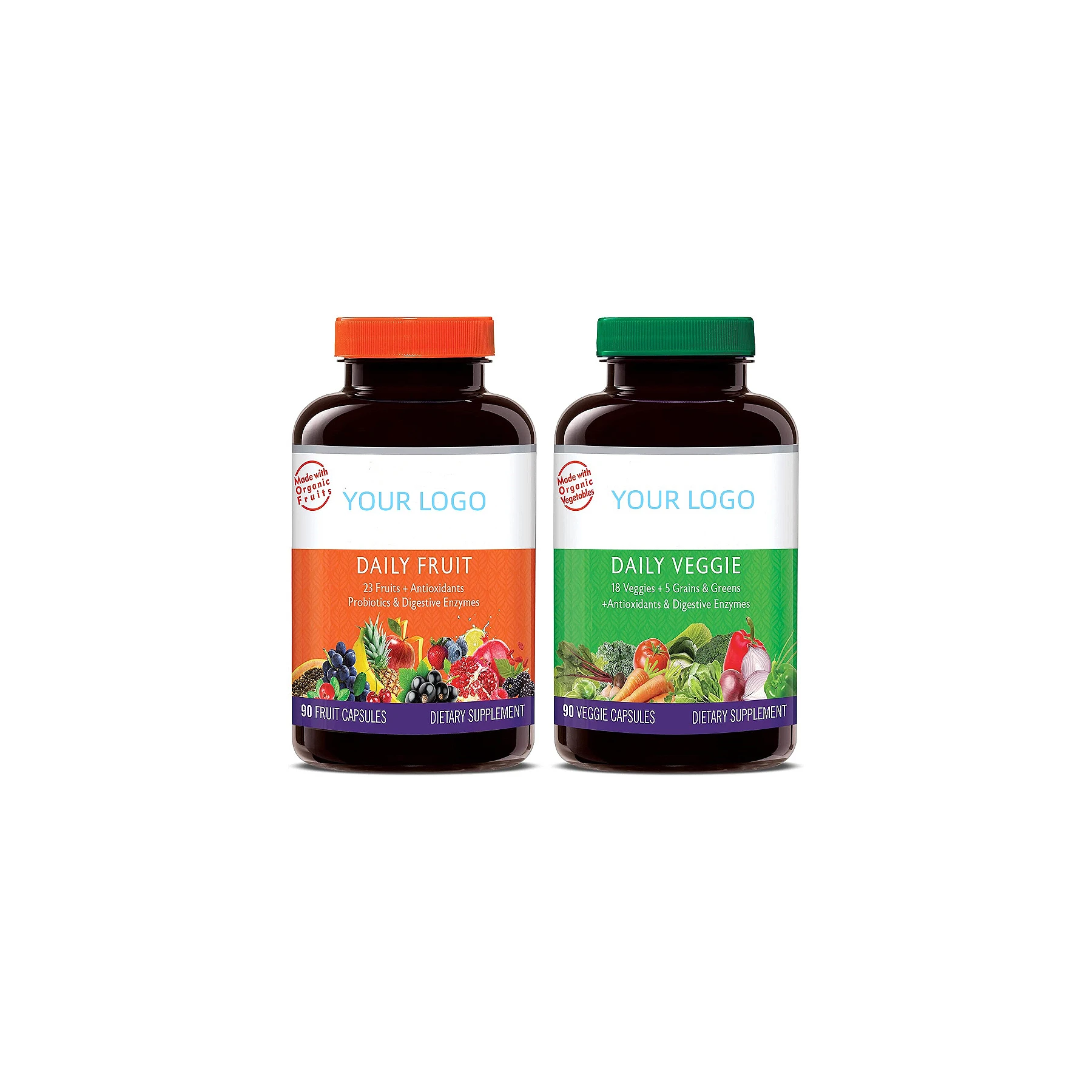 Fruit And Vegetable Supplements Vegan Products Oem With Private Label