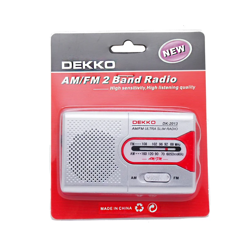 Mini Portable Radio with DSP Chip FM AM On-the-Go Listening S/N 50dB