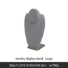 Gray jewelry display stand-large