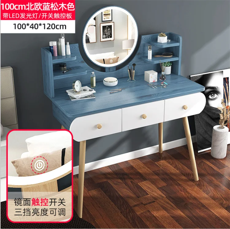 Good quality factory directly wooden vanity dressing table with mirror prices