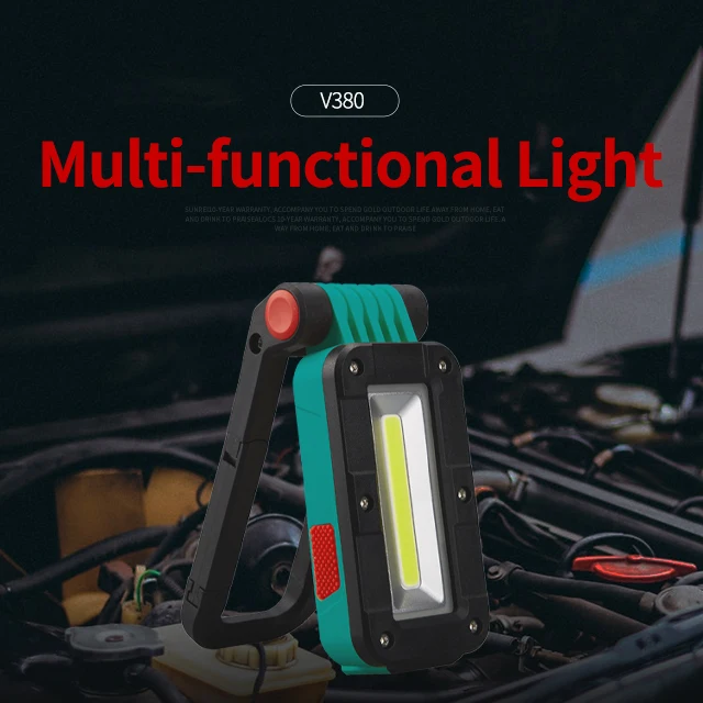 SUNREI SUNREE V380  360 Degree Work Light Portable LED Light Tripod Work Light