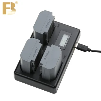 FB NP FZ100 Battery 3 Slot Charger for Sony Camera Alpha A7R3 A6600 A6700 A7M3 ARR4 A7R4 A7R5 A7III A7S3A9 A9S IV BC-QZ1 ILCE-9 detail image