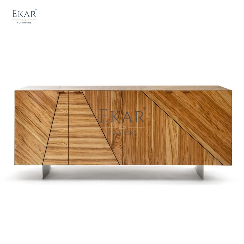 product modern luxury tv cabinet wood veneer elegant storage solution living bedroom apartment home warehouse hospital tv stand table-63