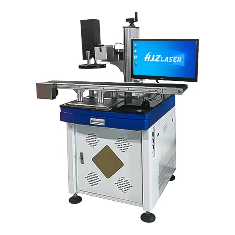 Black HDPE PE PVC Pipe Cable Laser Printer 30w Fiber Flying Laser Marking Machine