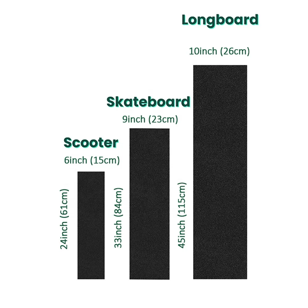 Производство нескользящей ленты для скейтборда черного