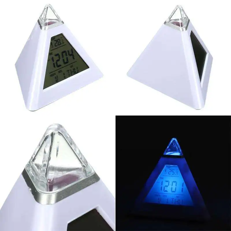 7 Colors Changing Night Light Children Desk Clock Kids Sublimation Gadgets Electronic Clock