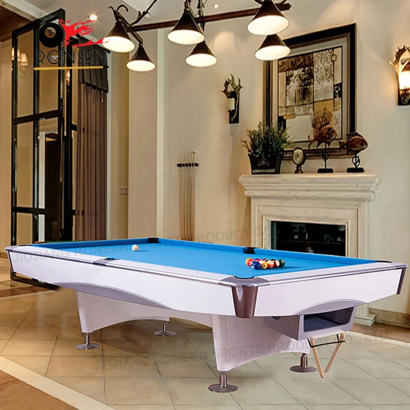 Филиппины распродажа черный и белый профессиональный бильярдный стол со светодиодной подсветкой