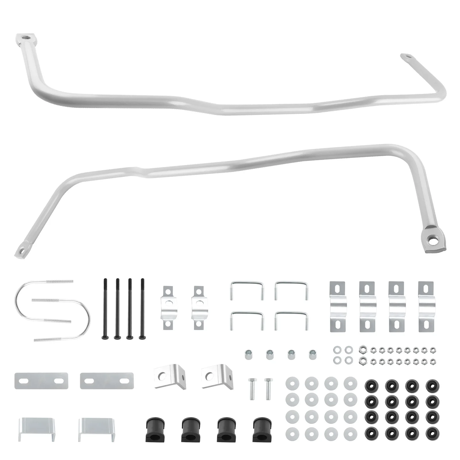 Front and Rear Sway Bars  Linkage Kit for Chevy Car Bel Air Nomad 1955 56
