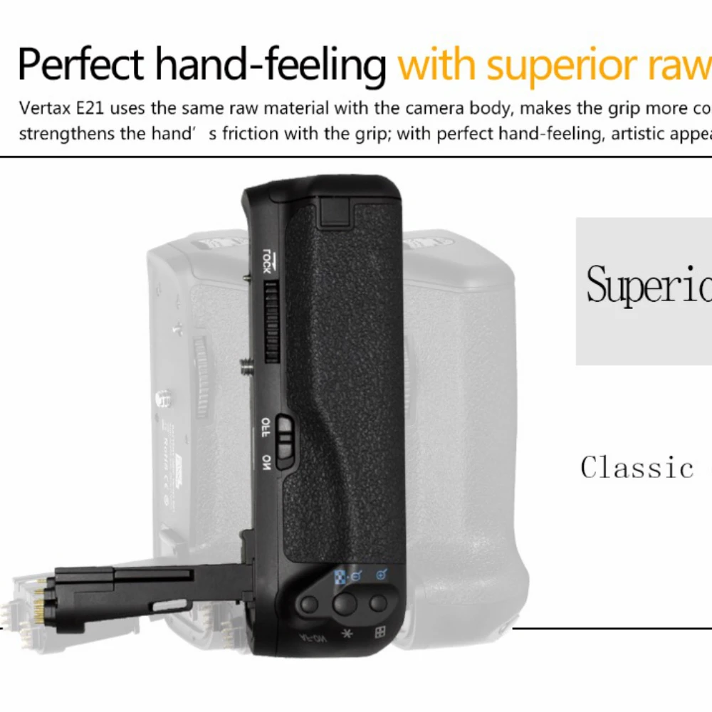 Pixel Vertax E21 Battery Grip for Canon 6DII 5D3