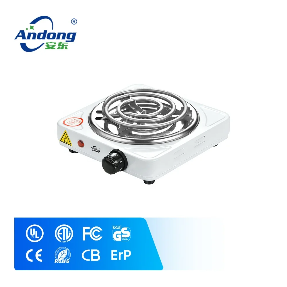 Electric Stove,1000W Stainless Steel electric stove burners, Portable  Single Tube burners for cooking, Kitchen Supplies Easy to Clean  Multifunction