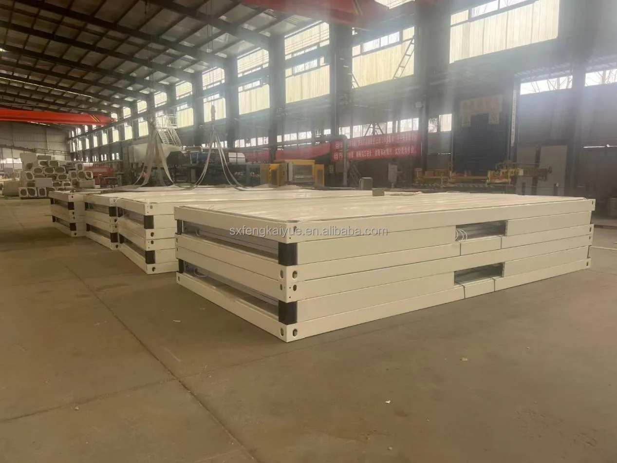 Easy Install 20ft Pre Fab Container House Portable Office Container Shelter Prefab Mobile House Used for Garages Houses