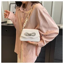 Fashion women Sweet cute Bling bow hand bag pink evening Party clutch purse crossbody bags for Girls saddle shoulder hobo bag