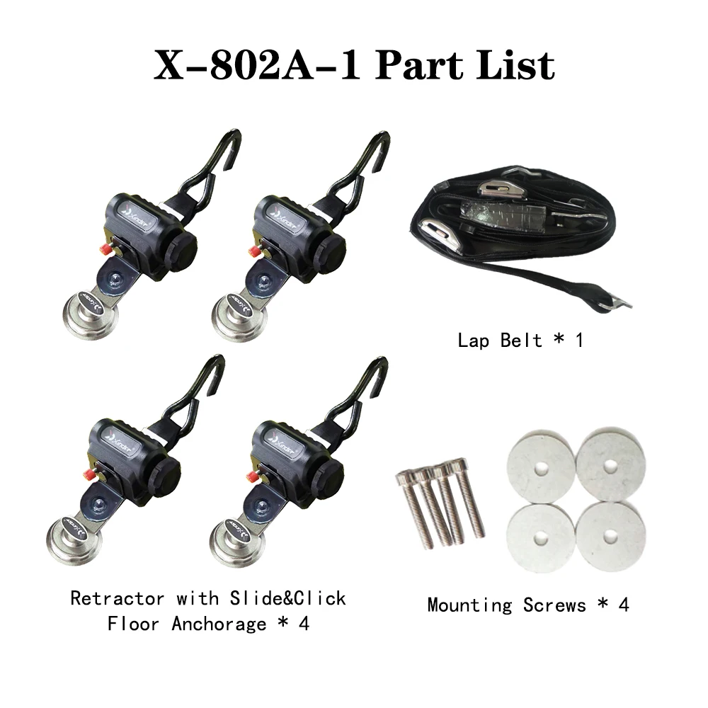 Iso Lock System ISO Certified Wheelchair Locking System for Vehicle Safety