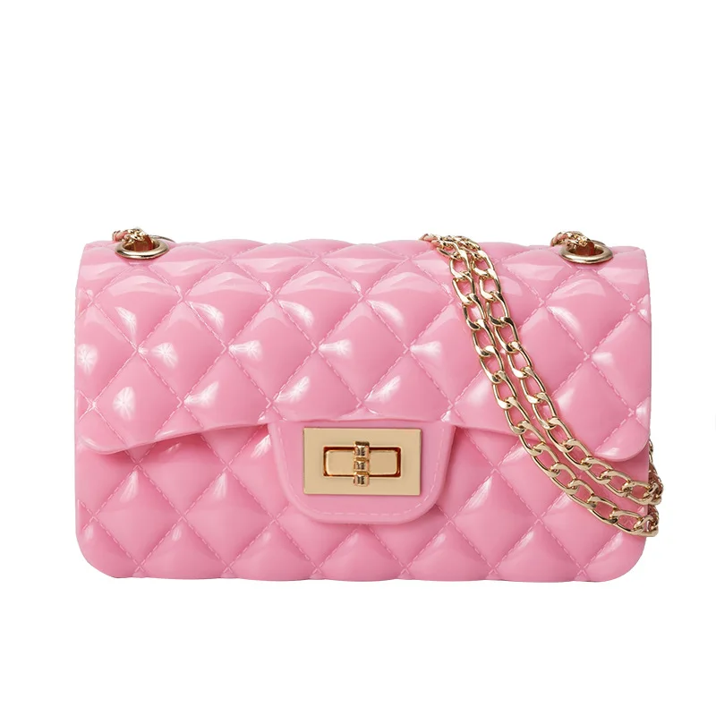 chanel pink satin bolsa