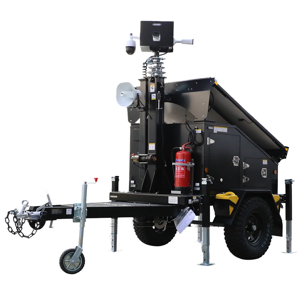2024 Chinese Factory Mobile Solar Trailer Generator Portable Power Stations