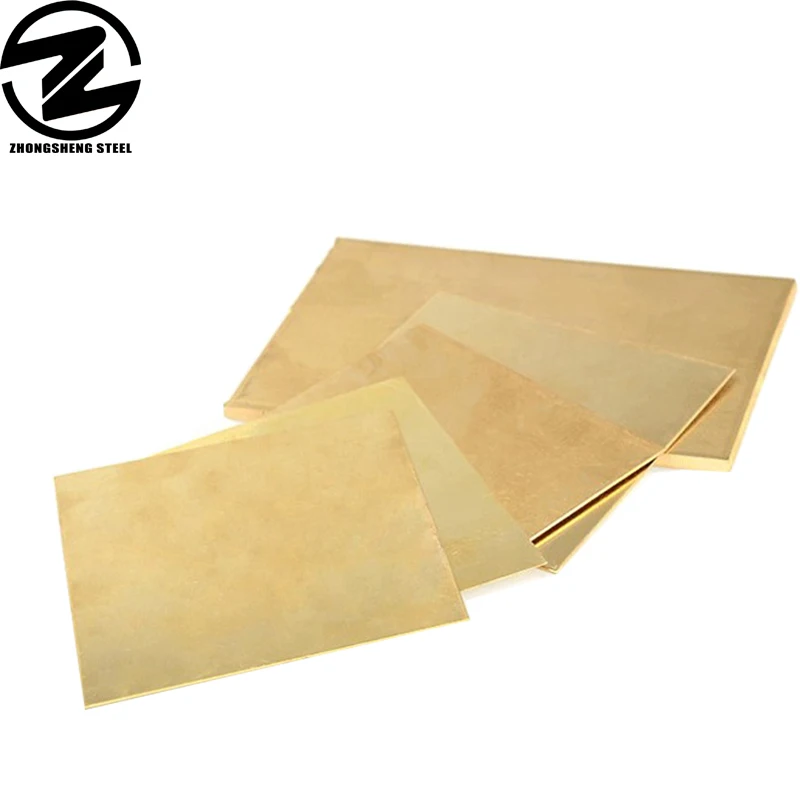 Hot Selling 1500x 3050 x 1.5mm Customized Thickness 0.3-60mm C26800 C27200 shiny copper sheet  Sheet Plate