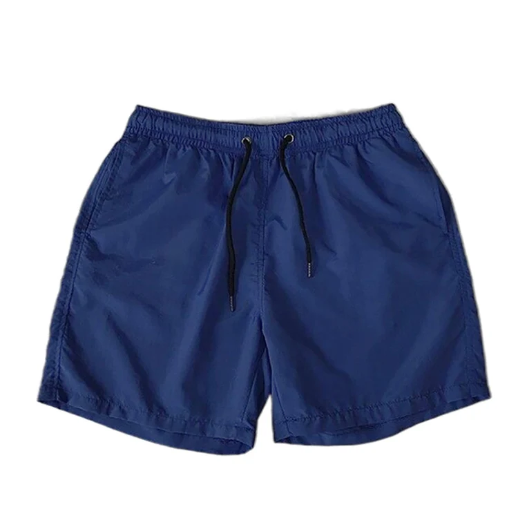 Short de bain pour hommes, couleur unie, vêtements de plage, vente en gros, prêt à être expédié, 638_voghion.com