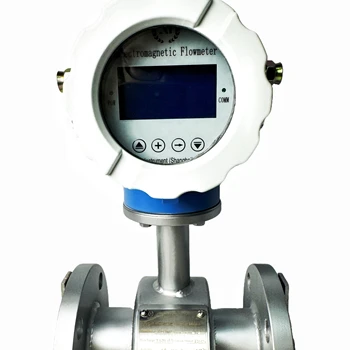 Hot waste water magnetic chemical flow meter water electromagnetic flowmeter