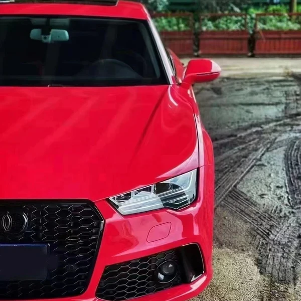 Kooppf K009-Gloss Strawberry Red Color Paint Protection Film 1.52 16M TPU High Gloss PPF Carwrapping