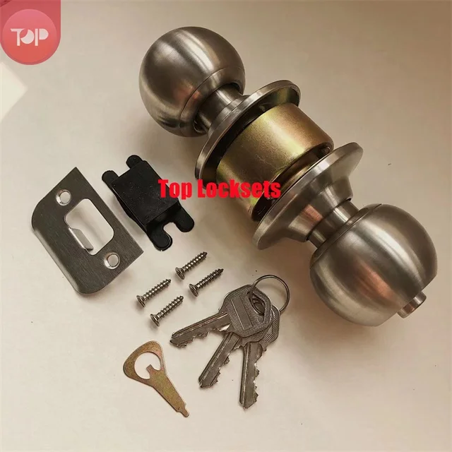 Top-587 Cylindrical Knob Lock Cerradura De Pomo Cylindrical Door ...