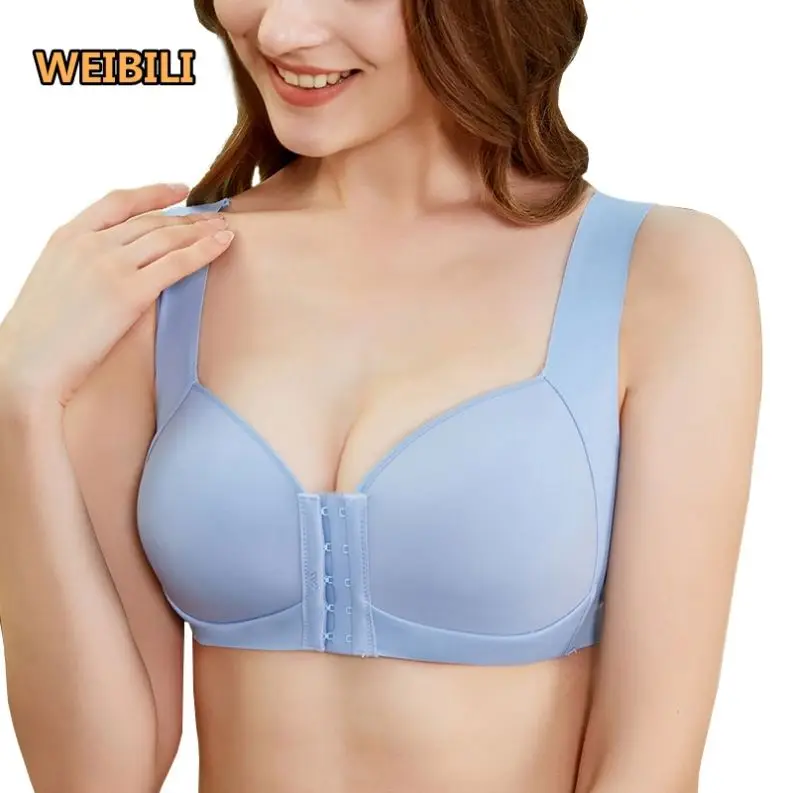 seamless front closure bras for women