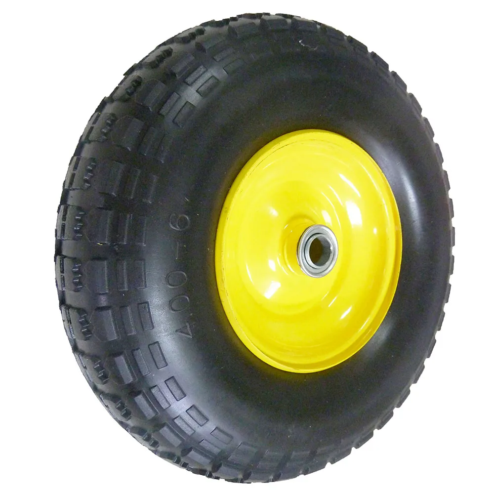 Customized Axle Diameter Flat Free Utility Tire Wheel,Wheelbarrow Tires ...