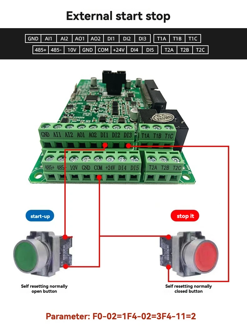 22KW-185KW AC Inverter 790 Series 4KW Rated Power VFD Frequency Control Motor Speed Regulation
